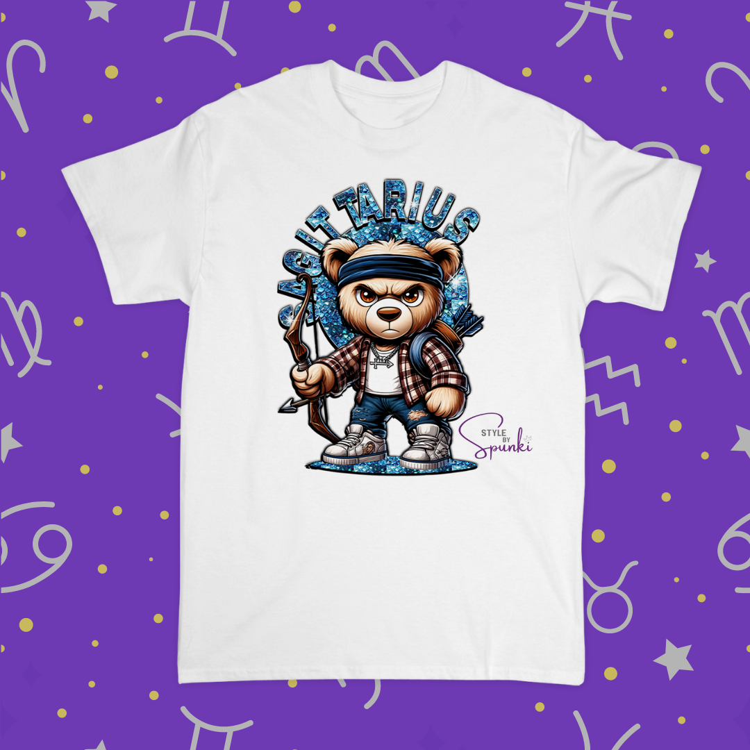 Men’s Mean Zodiac Bear B-Day Tee