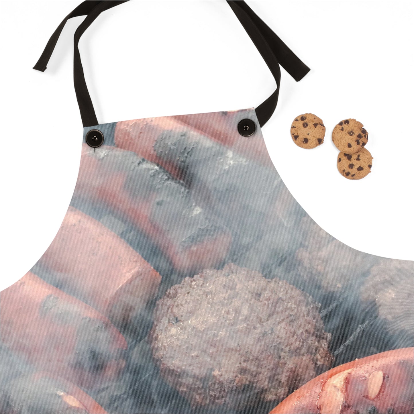 King Of The Grill Apron(With Buttons)