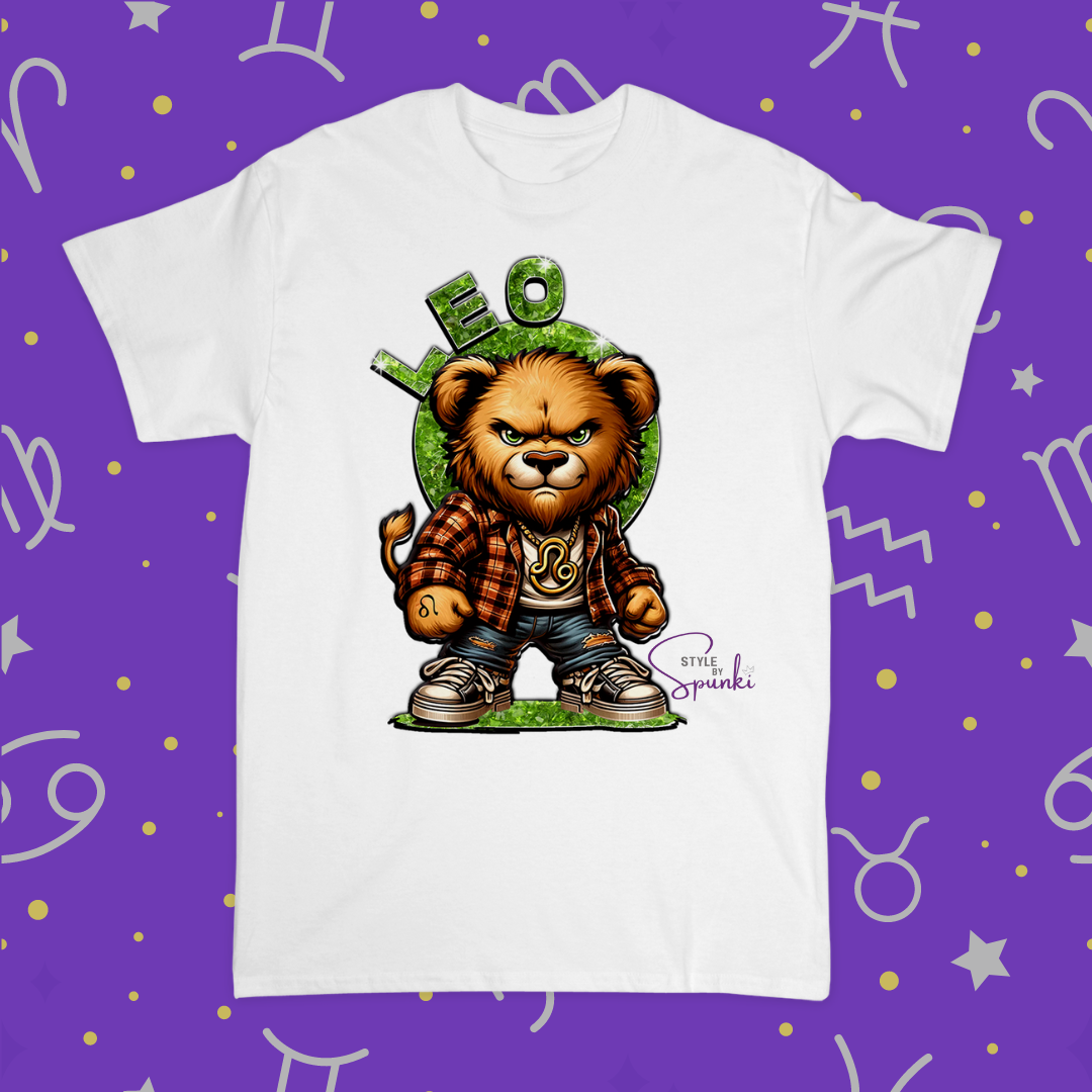 Men’s Mean Zodiac Bear B-Day Tee