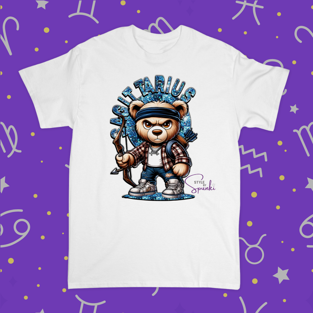 Men’s Mean Zodiac Bear B-Day Tee