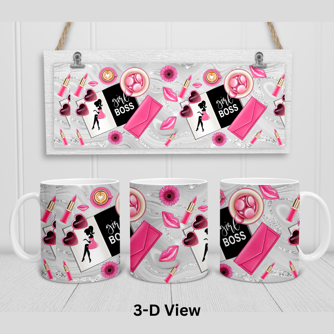 She's A Girl Boss Mug