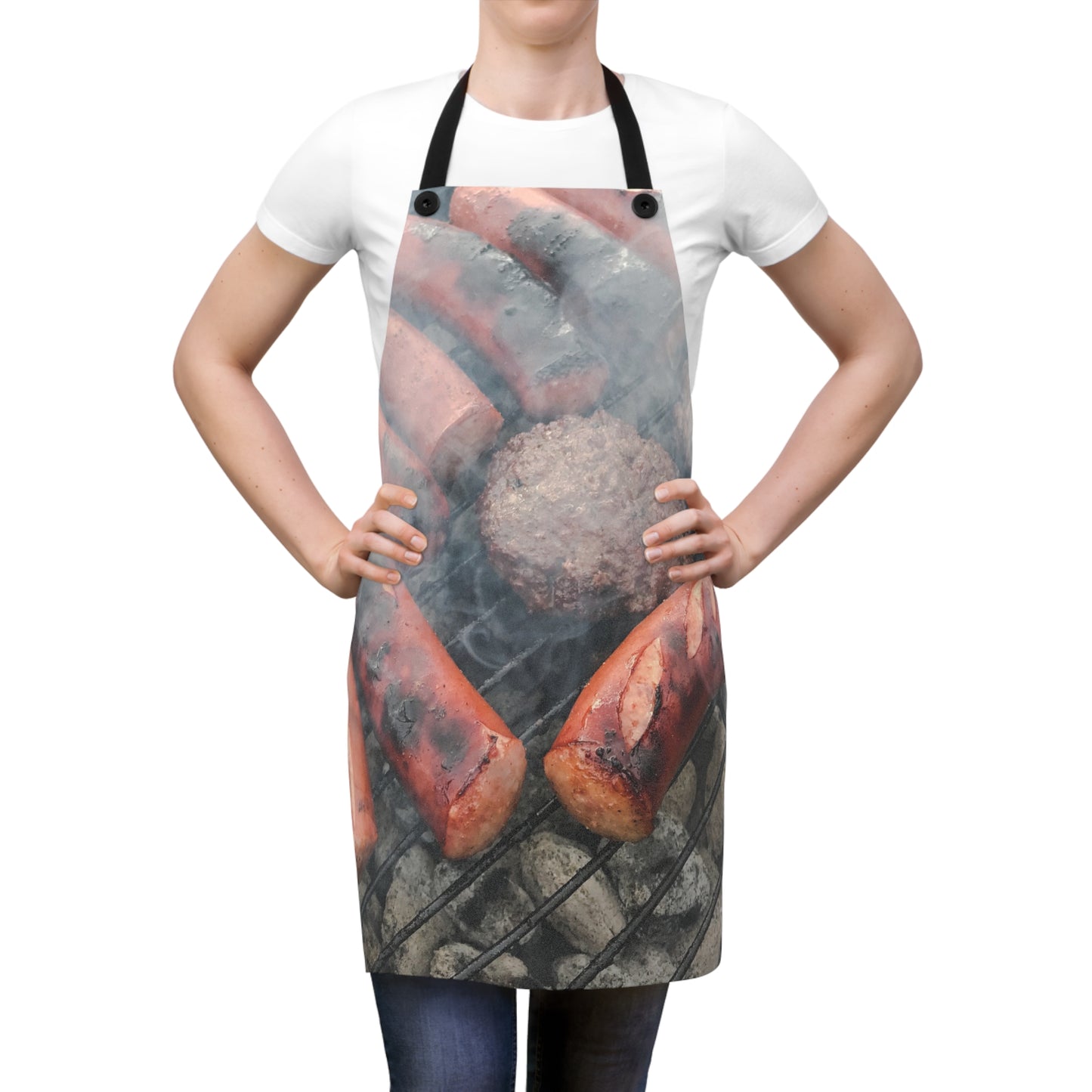 King Of The Grill Apron(With Buttons)