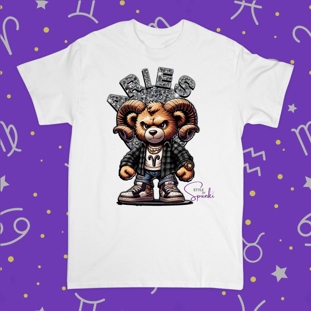 Men’s Mean Zodiac Bear B-Day Tee