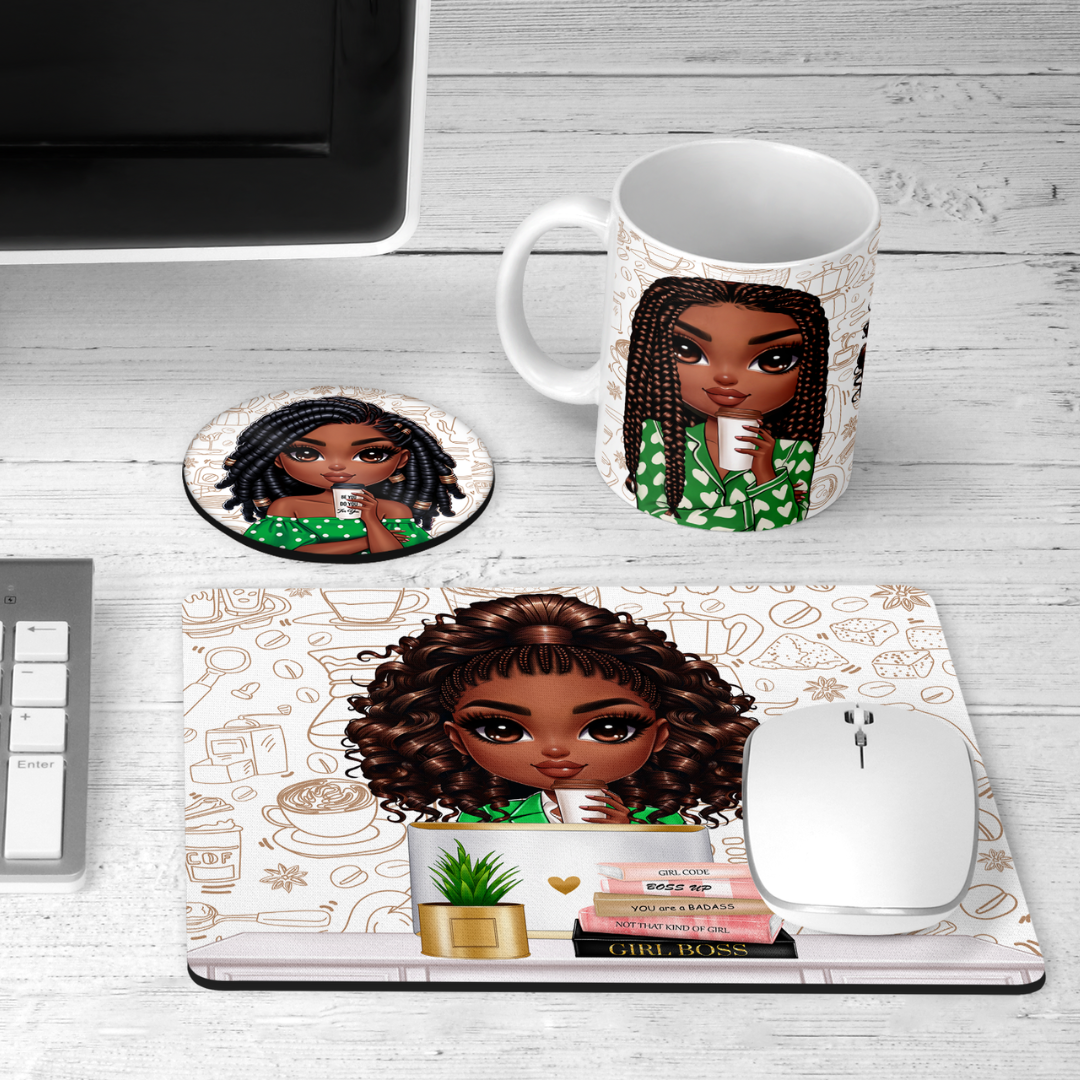 Coffee Coffee Coffee Mug + More Trio