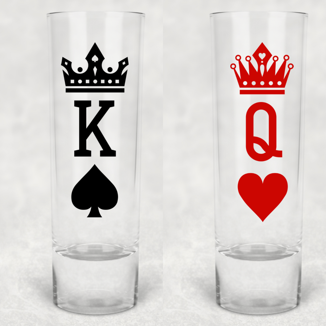 Fit 4 Royalty Skinny Shot Glass Set