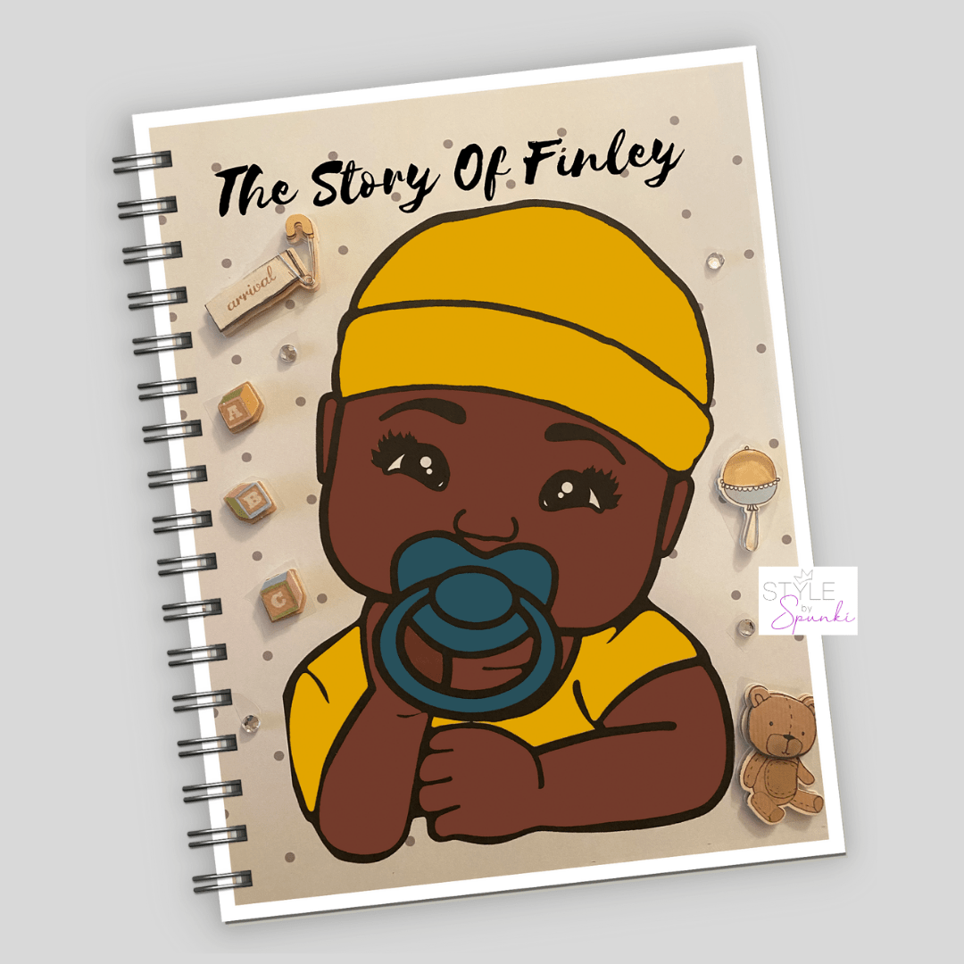 The Story Of Baby Book (Memory Book) - Style By Spunki