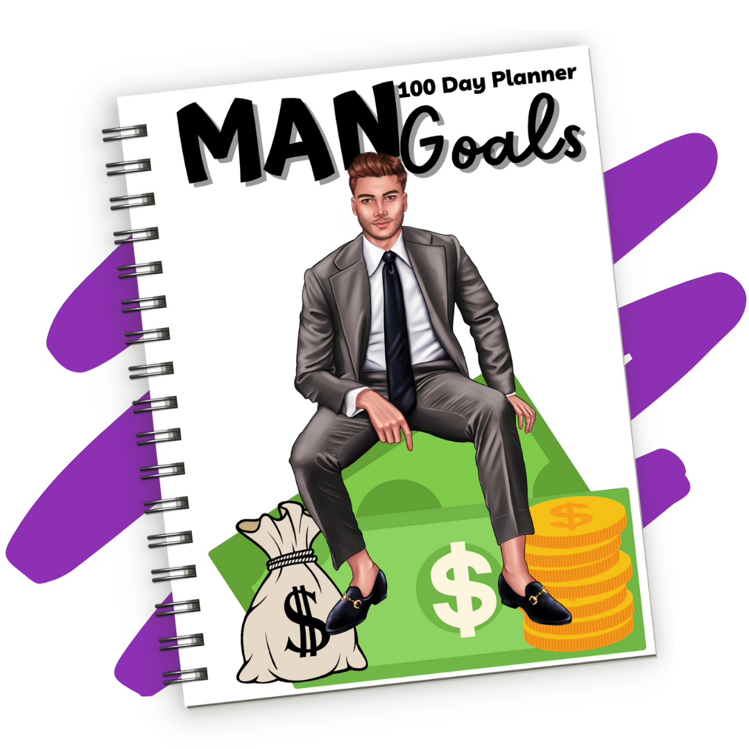 Man Goals 100 Day Planner