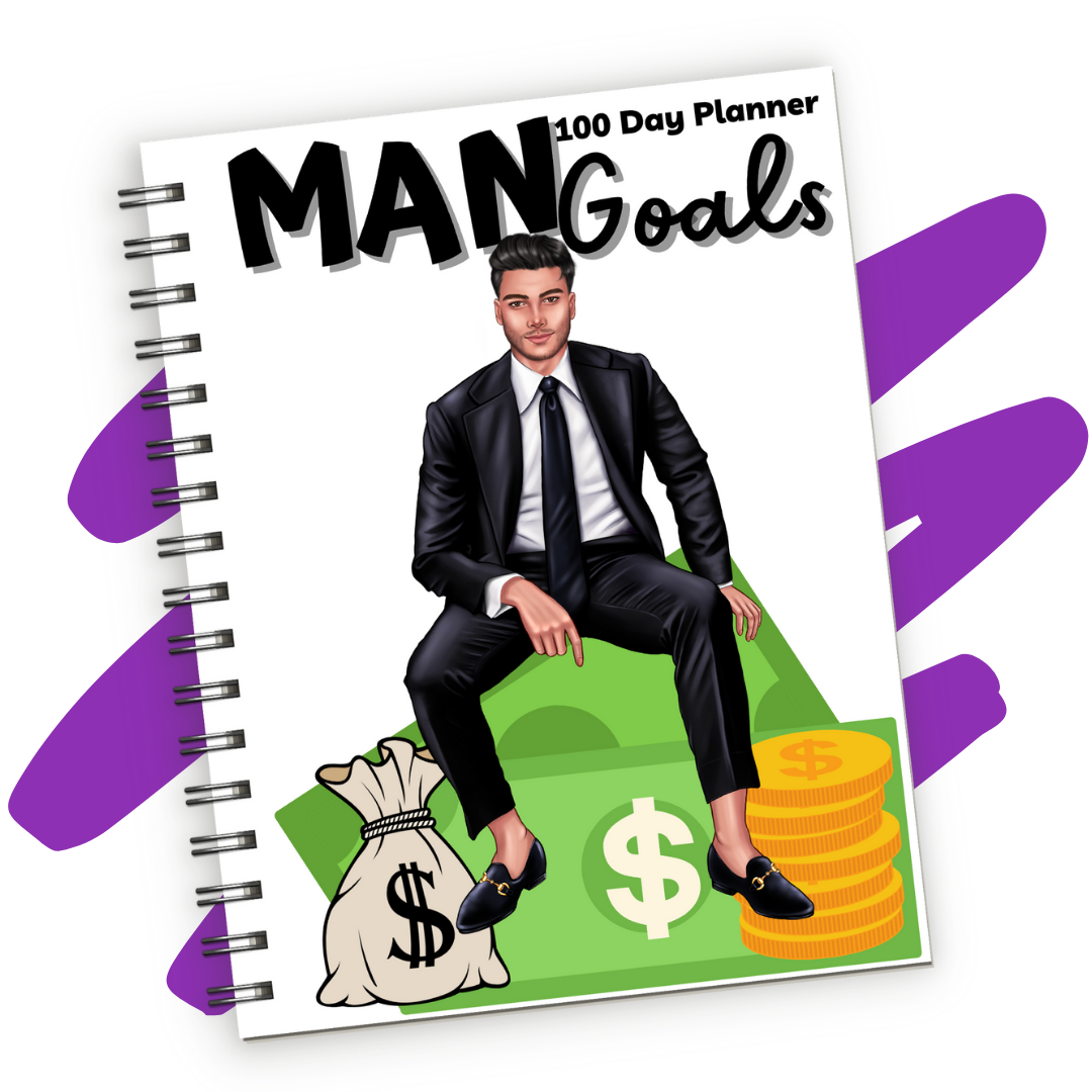Man Goals 100 Day Planner