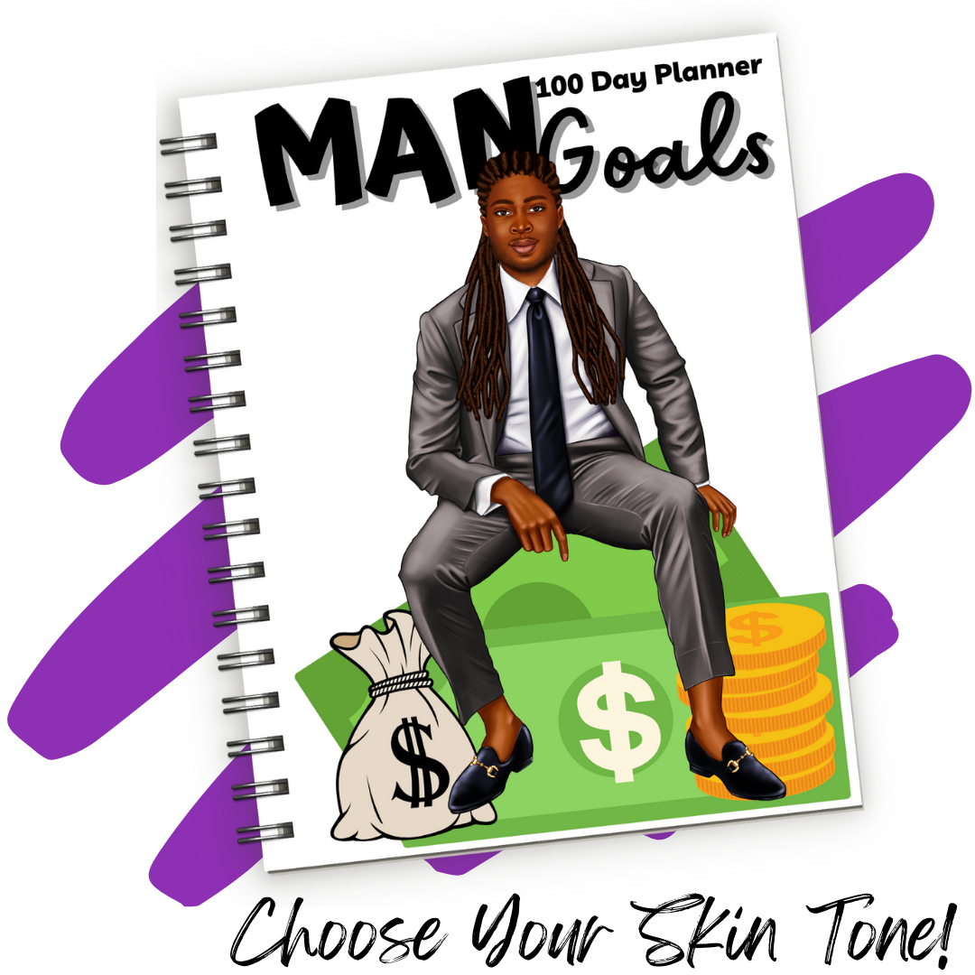 Man Goals 100 Day Planner