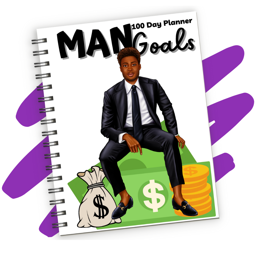 Man Goals 100 Day Planner