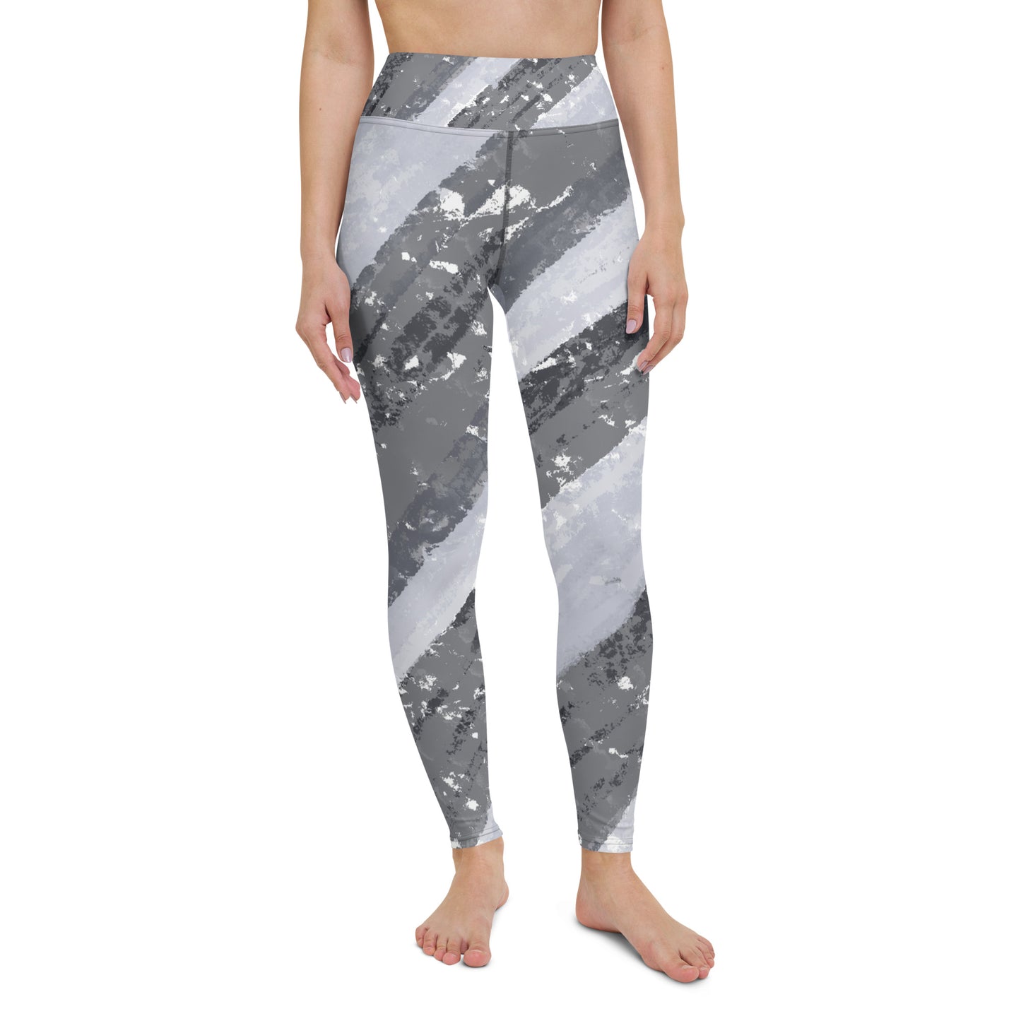 Strokes Of Hard Work Yoga Leggings