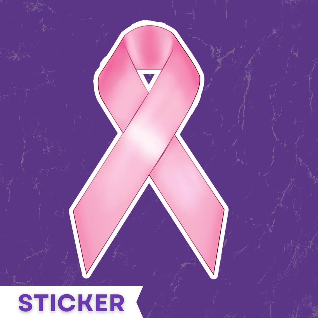 Pink Warrior Ribbon Sticker