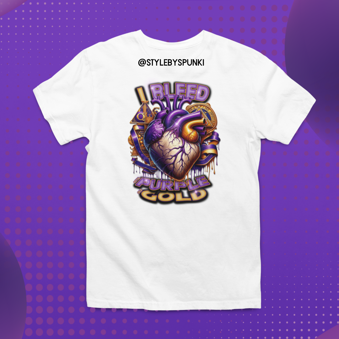 Bleed purple And Gold