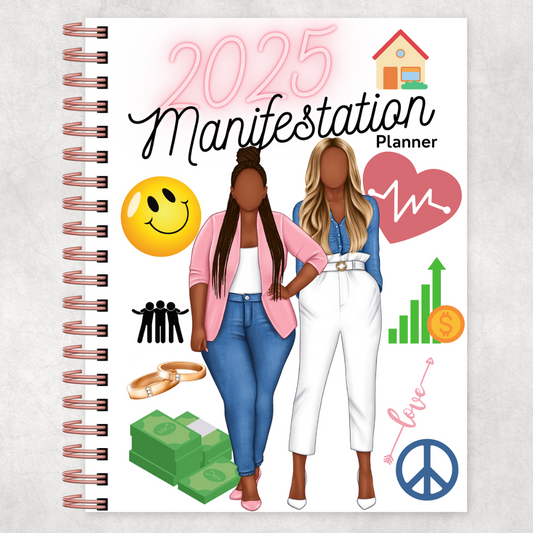 Peace, Love, And Happiness Manifestation Planner