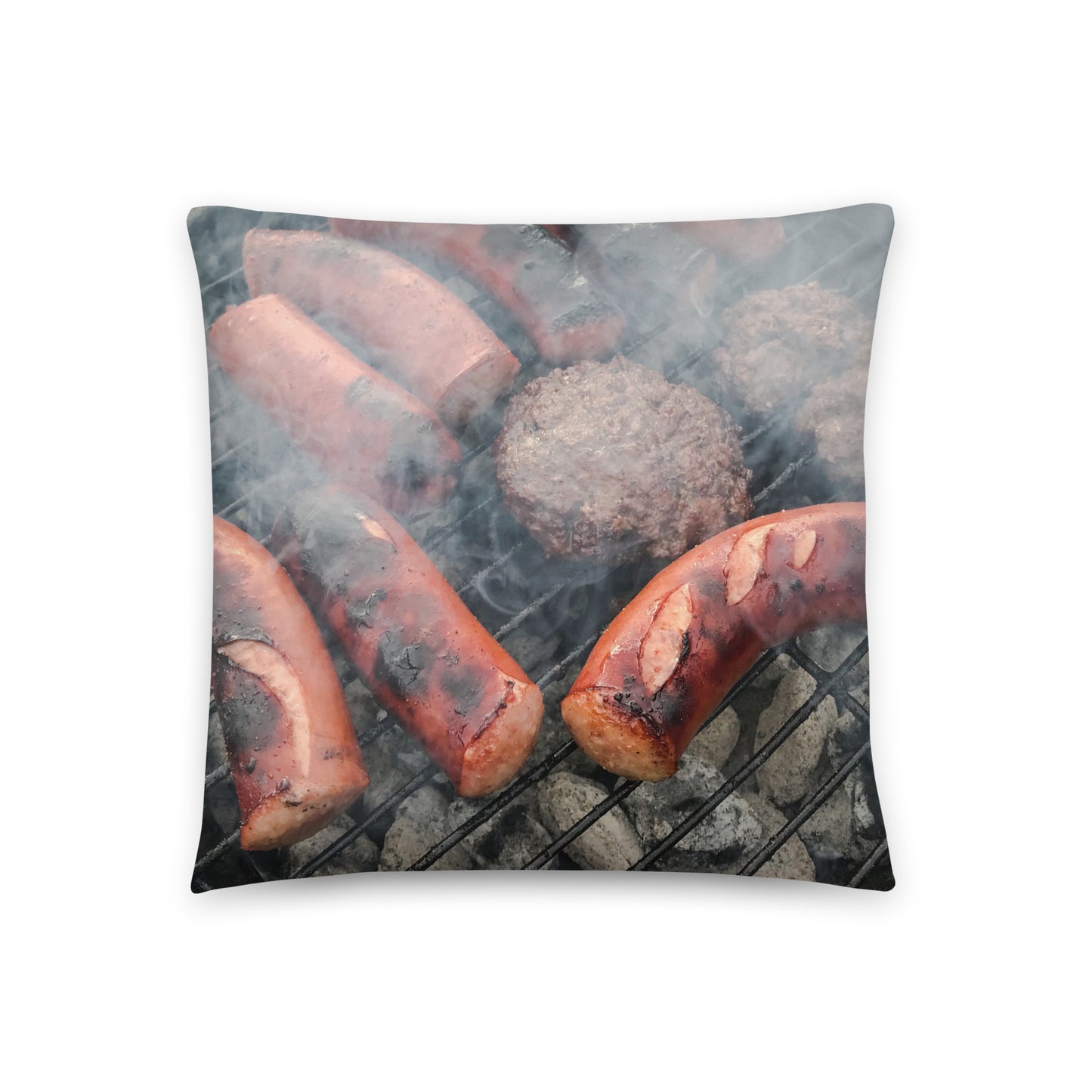 King Of The Grill Throw Pillow