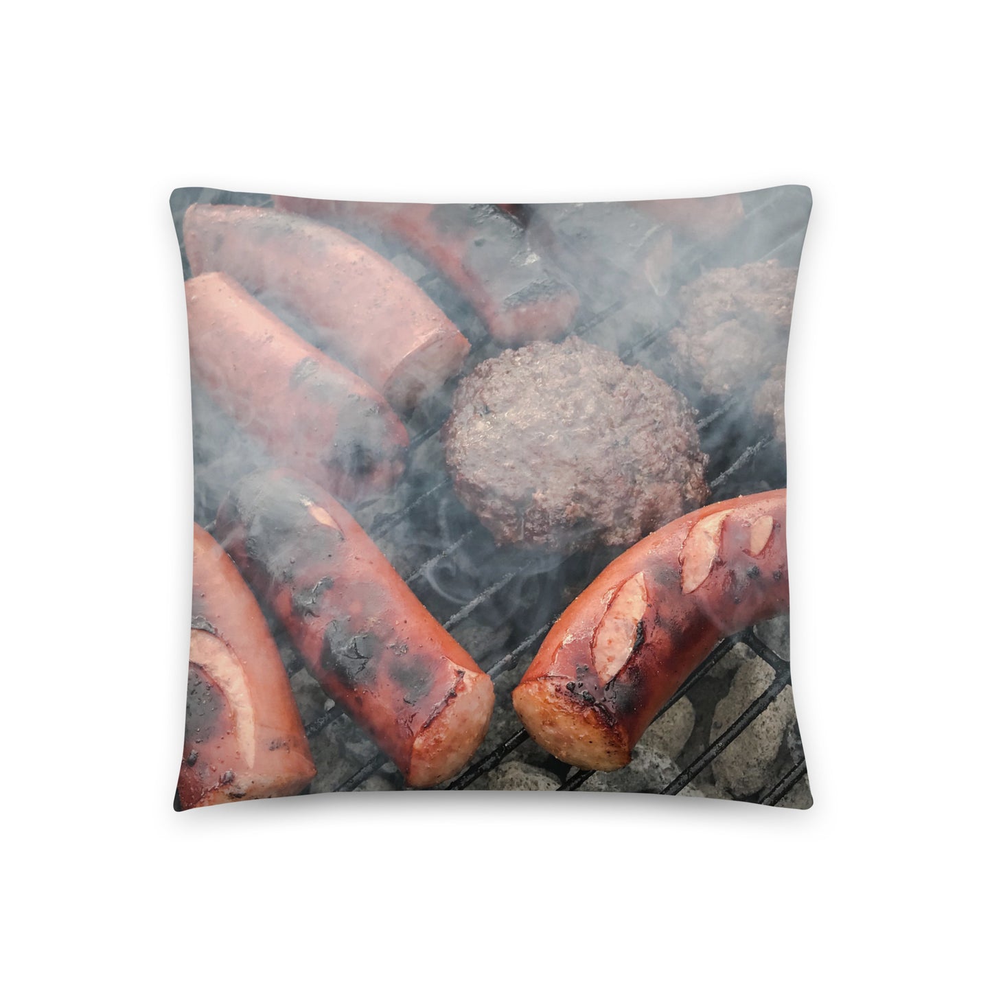 King Of The Grill Throw Pillow