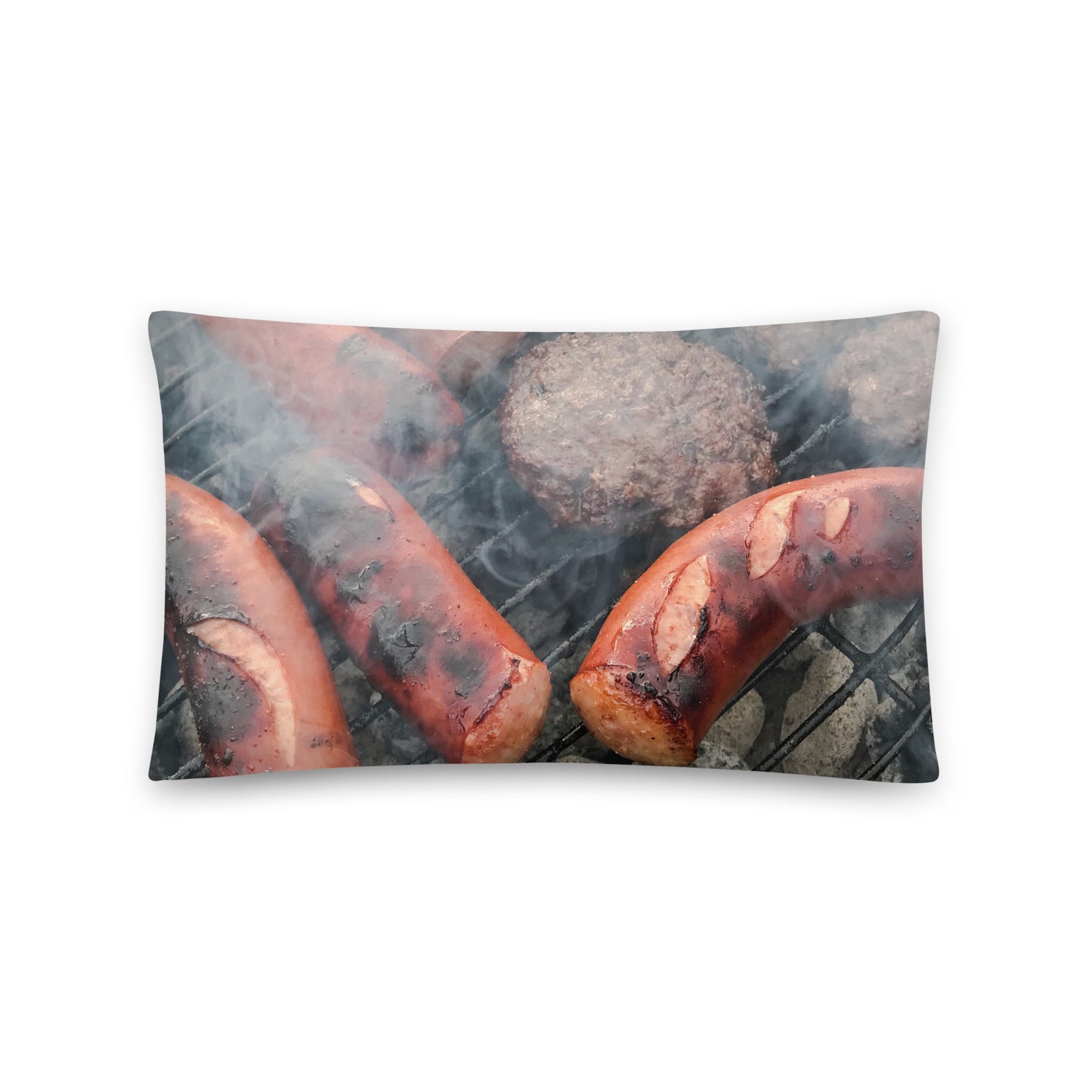 King Of The Grill Throw Pillow