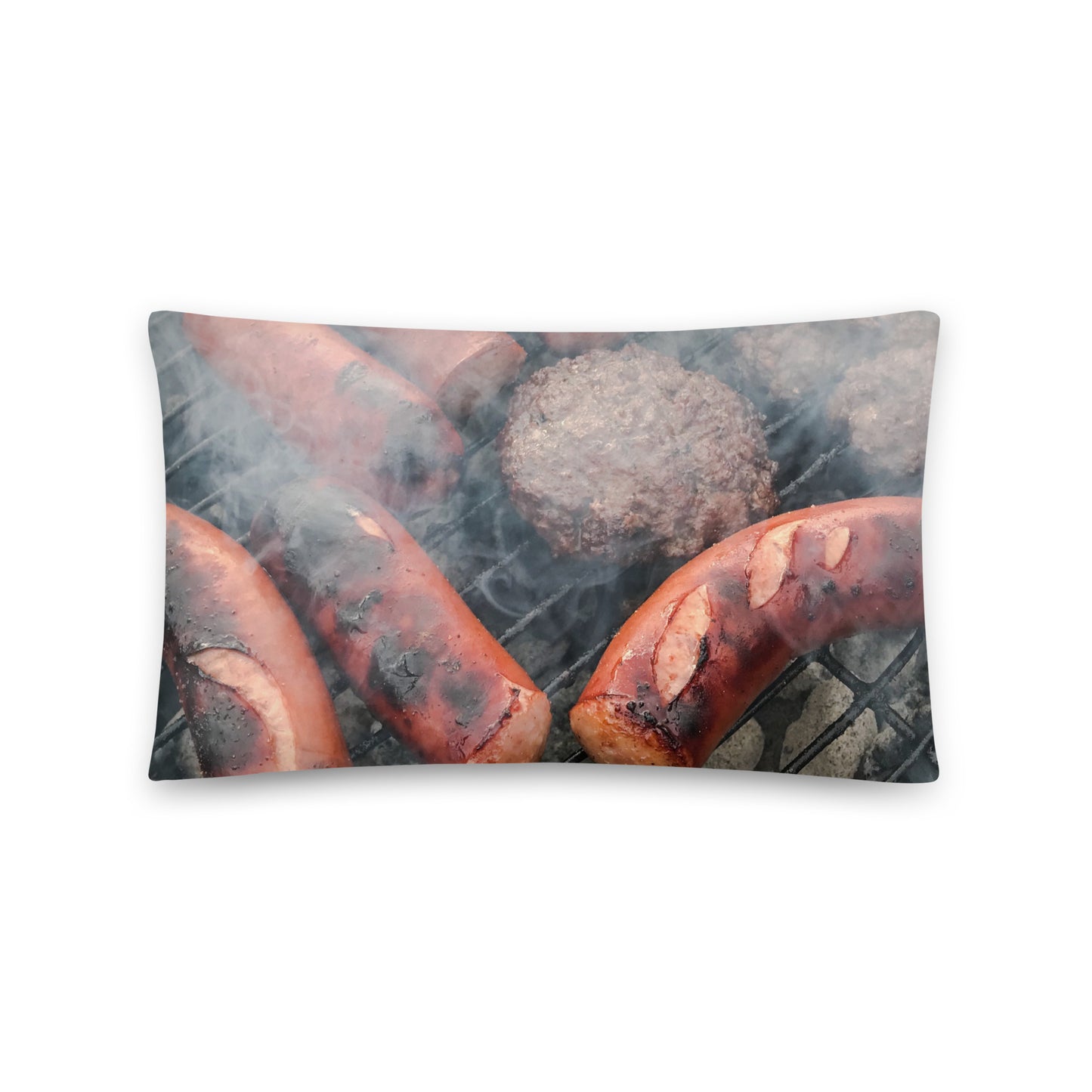 King Of The Grill Throw Pillow