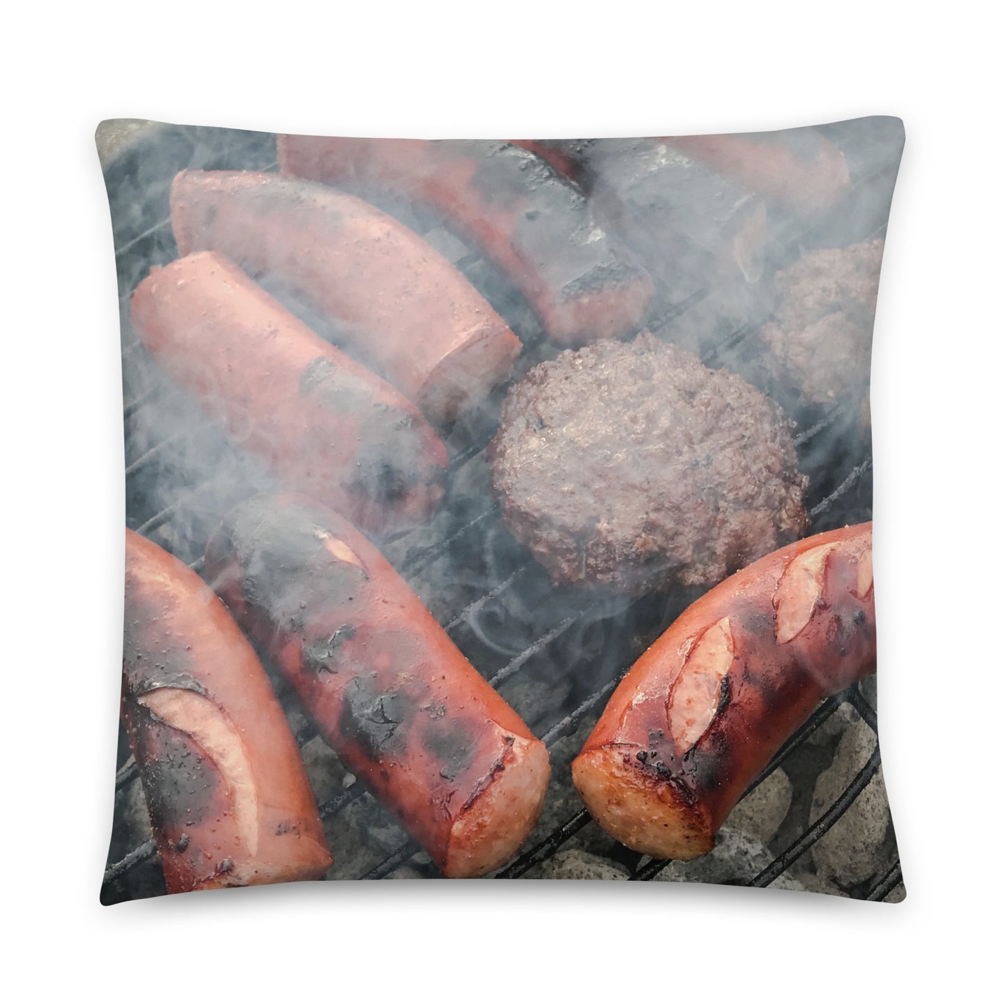 King Of The Grill Throw Pillow