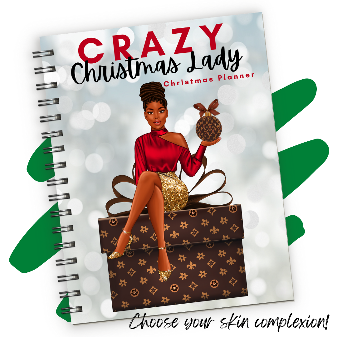 Crazy Christmas Lady Christmas Planner