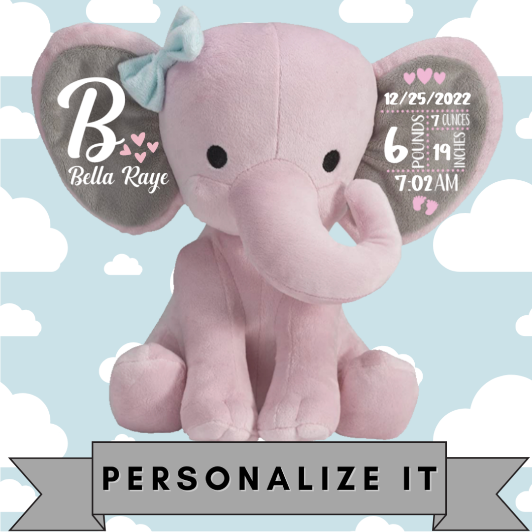 Bella The Elephant Stuffie